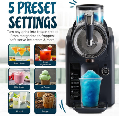 2-in-1 Slushie and Ice Cream Machine