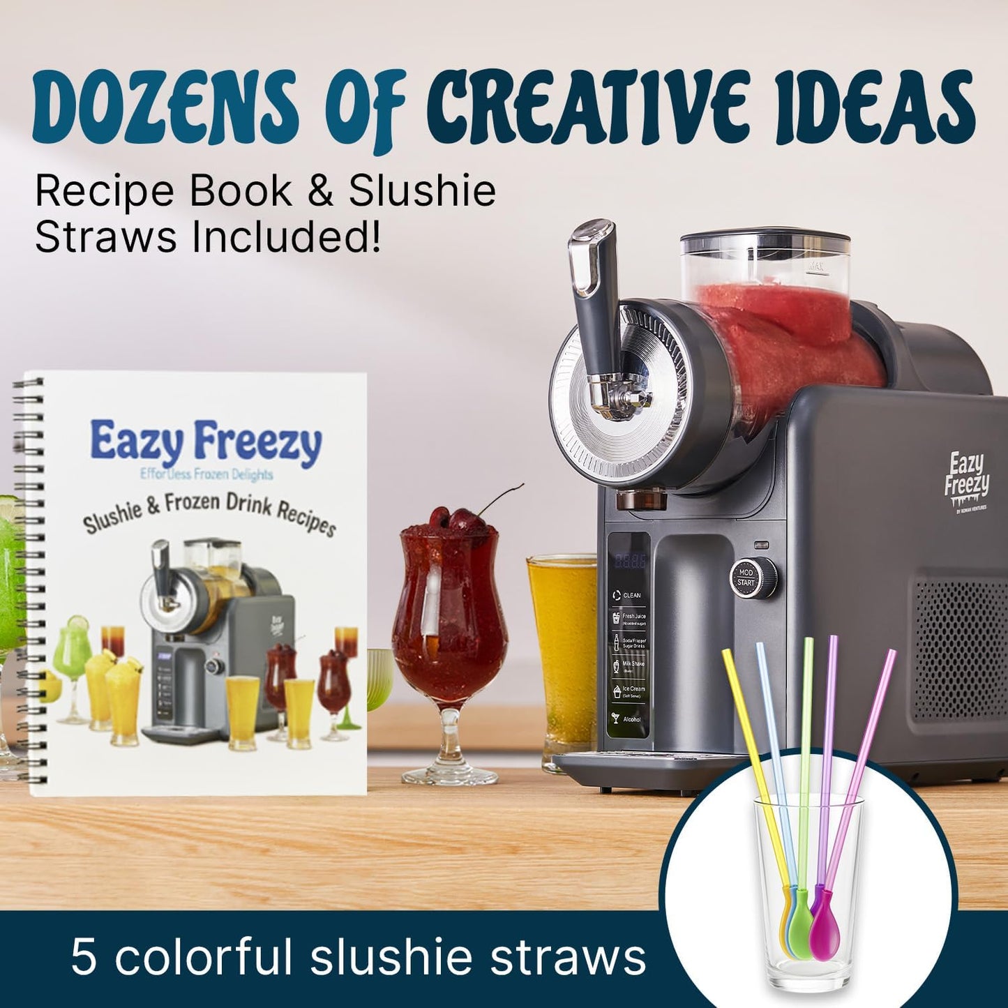 2-in-1 Slushie and Ice Cream Machine